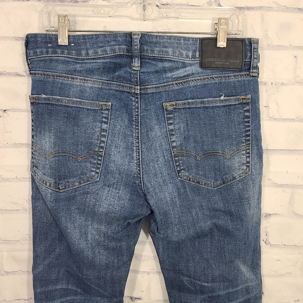 American Eagle Men's Original Straight Jeans 31×30 - Picture 3 of 7